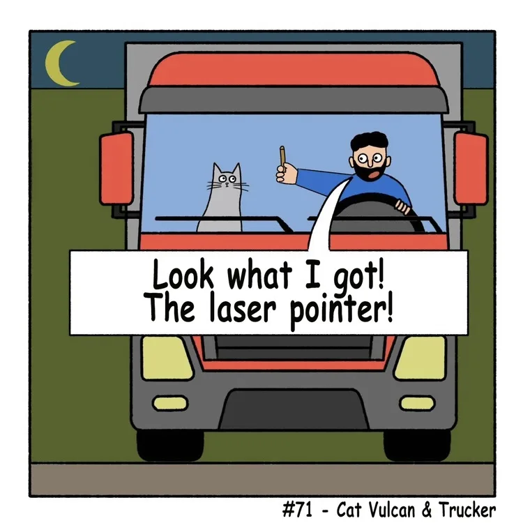 Meet #71: Cat Vulcan & Trucker - A Dynamic Duo!