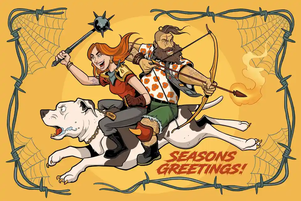My Holiday Cards for This Year - Check Them Out! [OC]