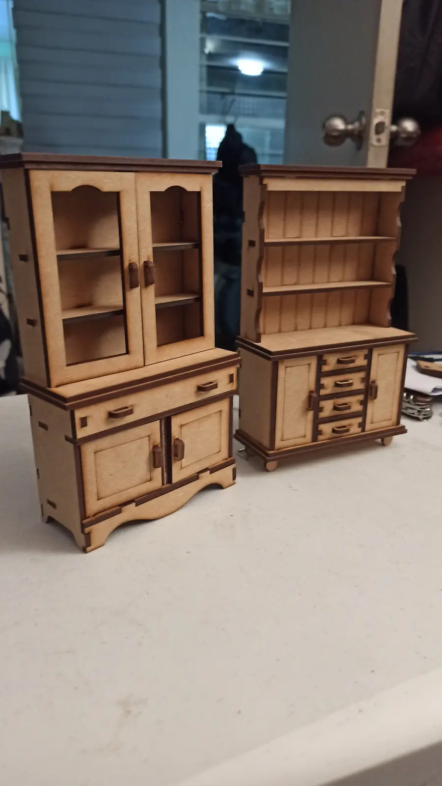 Intricate Mini Showcases with Laser Cut Designs