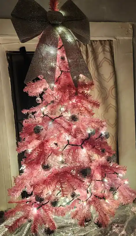 A Festive Pink Disco Christmas Celebration