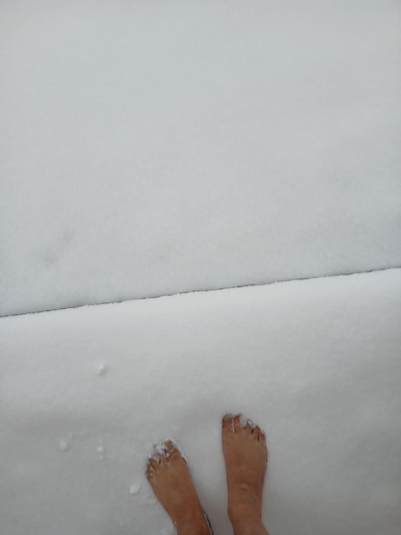 My New Year's resolution: still going barefoot!