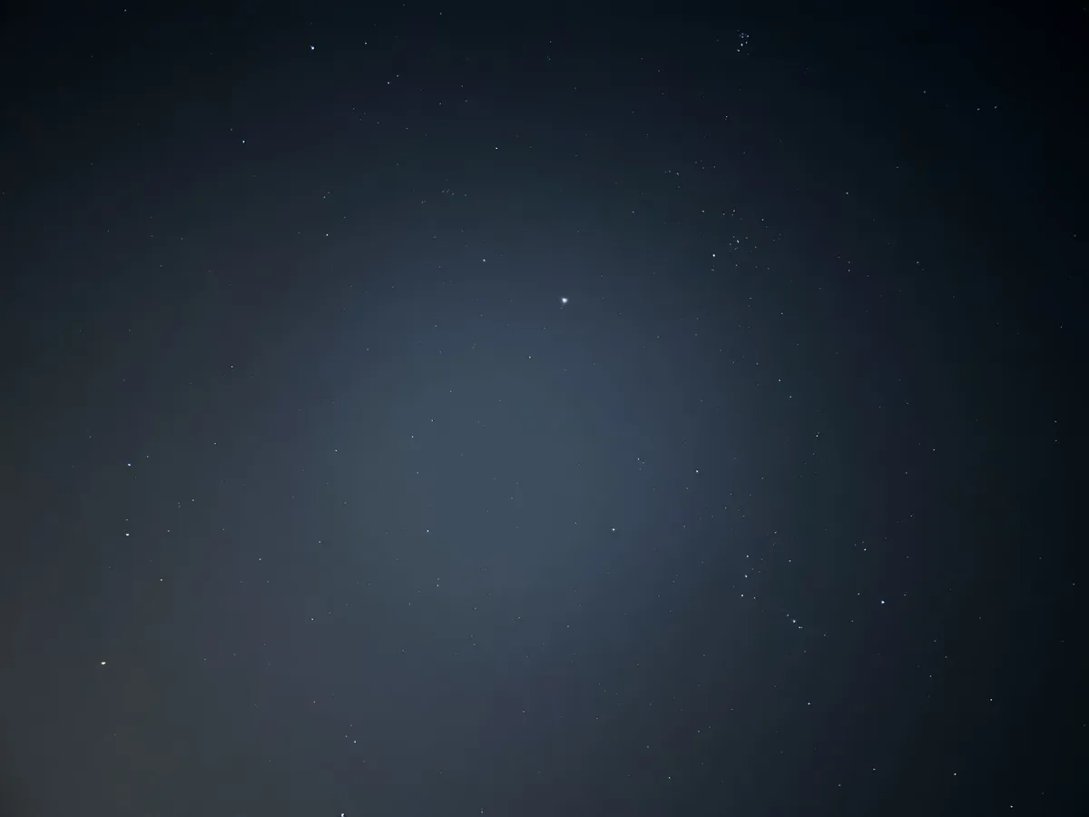 A breathtaking sunset meets the night sky