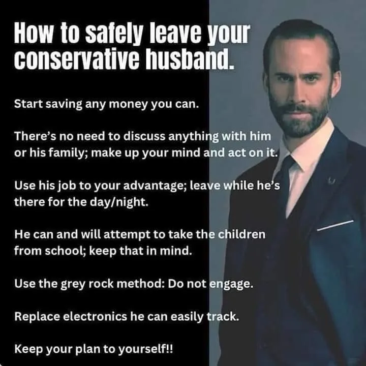 A split-screen image shows a serious-looking man in a suit on the right, while the left side displays a list of steps titled…