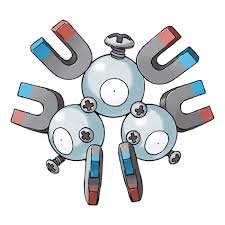 The image shows three cartoonish, round, metallic robot-like figures with bolts for eyes and limbs, arranged in a triangular…