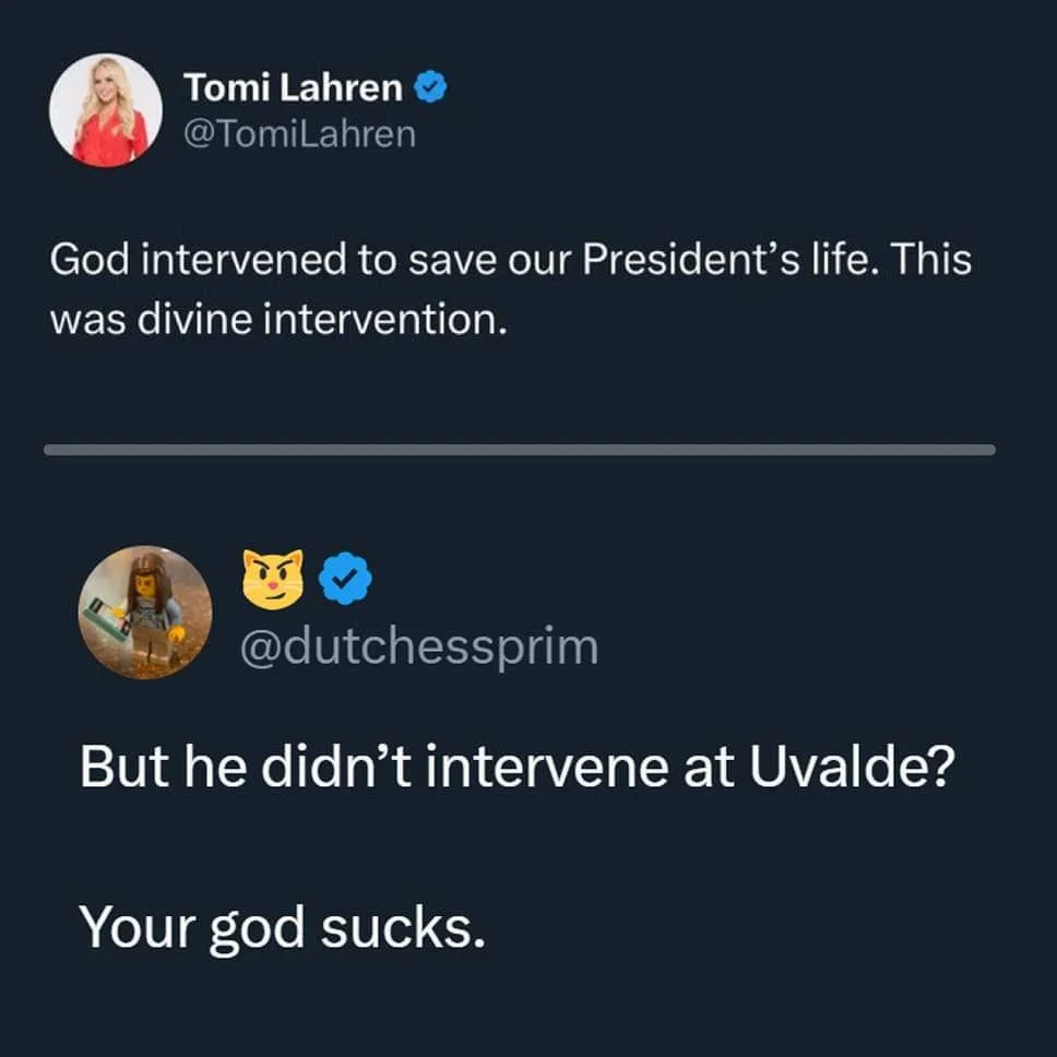 Your deity is lacking