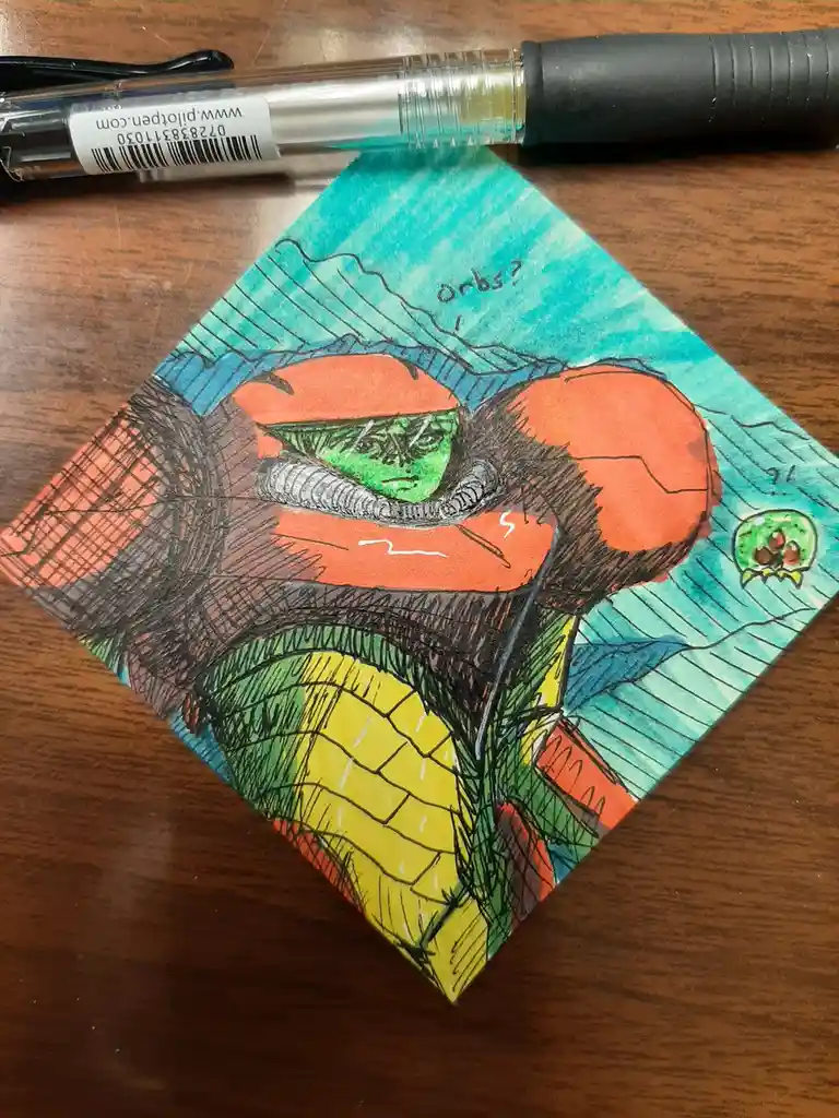 Is this a post-it note orb? Let's find out!