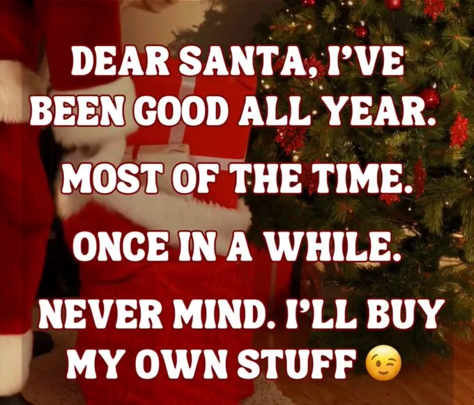Dear Santa, here’s my wish list!
