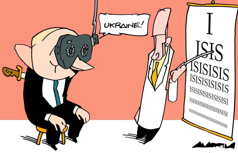 Putin in Caricature Form