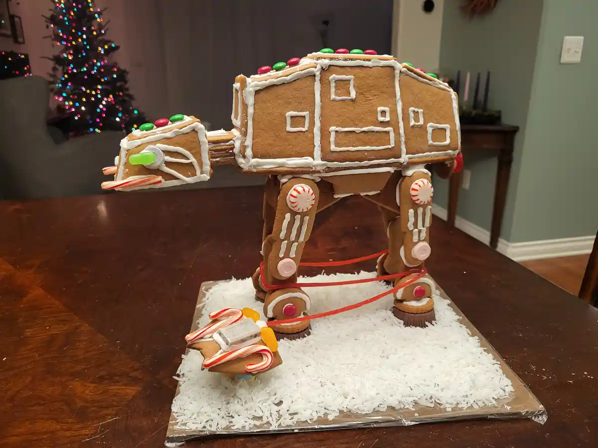 Gingerbread AT-AT: A Holiday Treat!