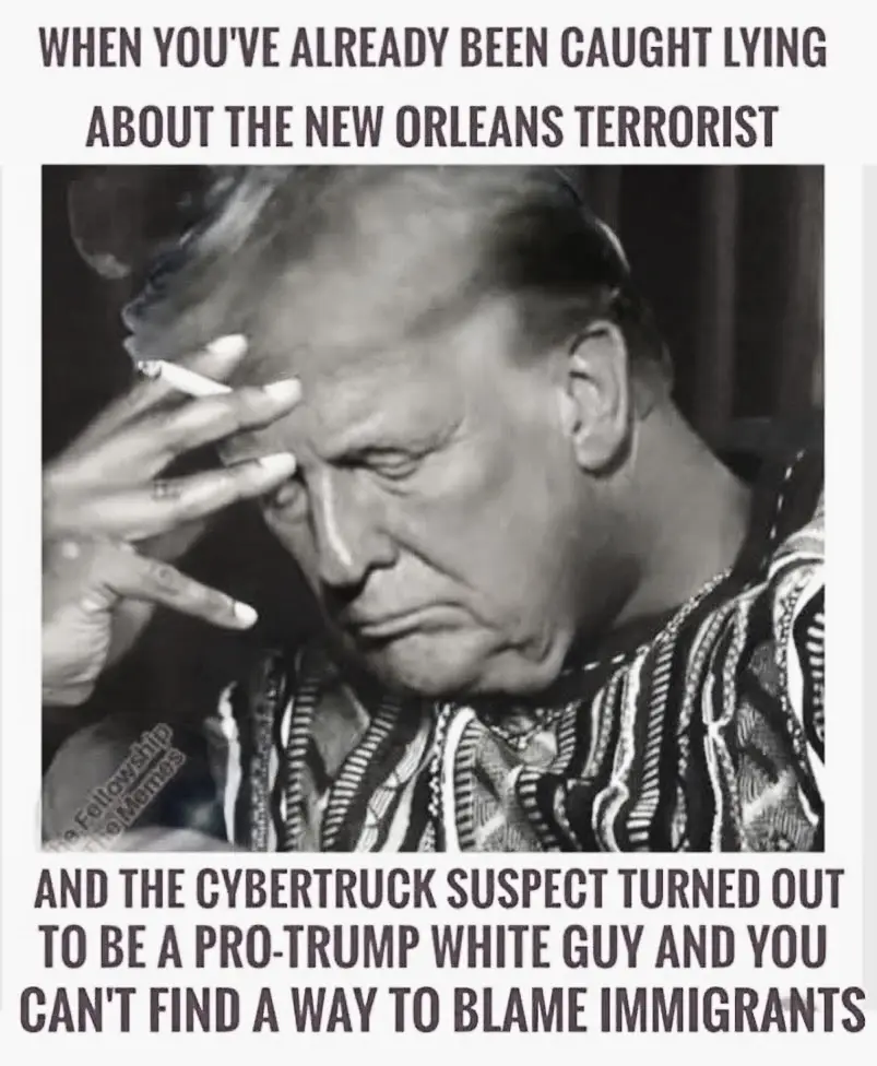 A black-and-white photo shows a man with a distressed expression, holding a cigarette to his temple. The overlaid text…