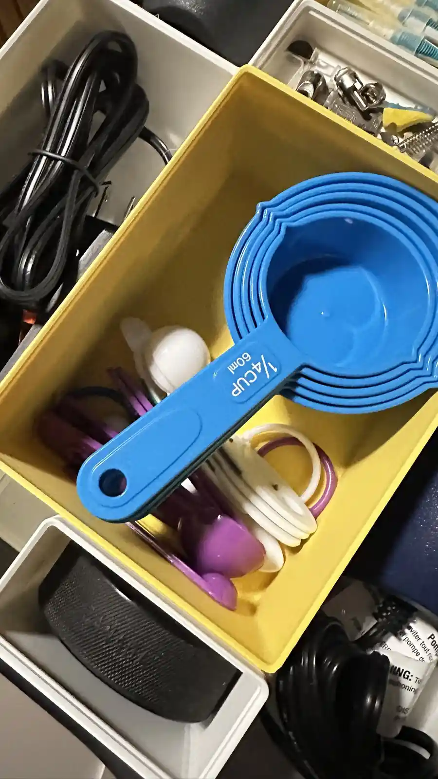 Gridfinity storage bin from the dollar store: 3x4x12u