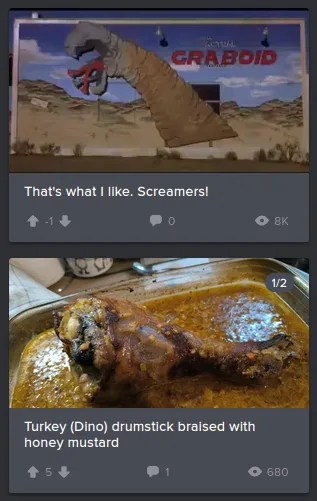 The top image shows a scene from the movie 'Graboid' with a large, sand-colored alien creature emerging from the ground in a…