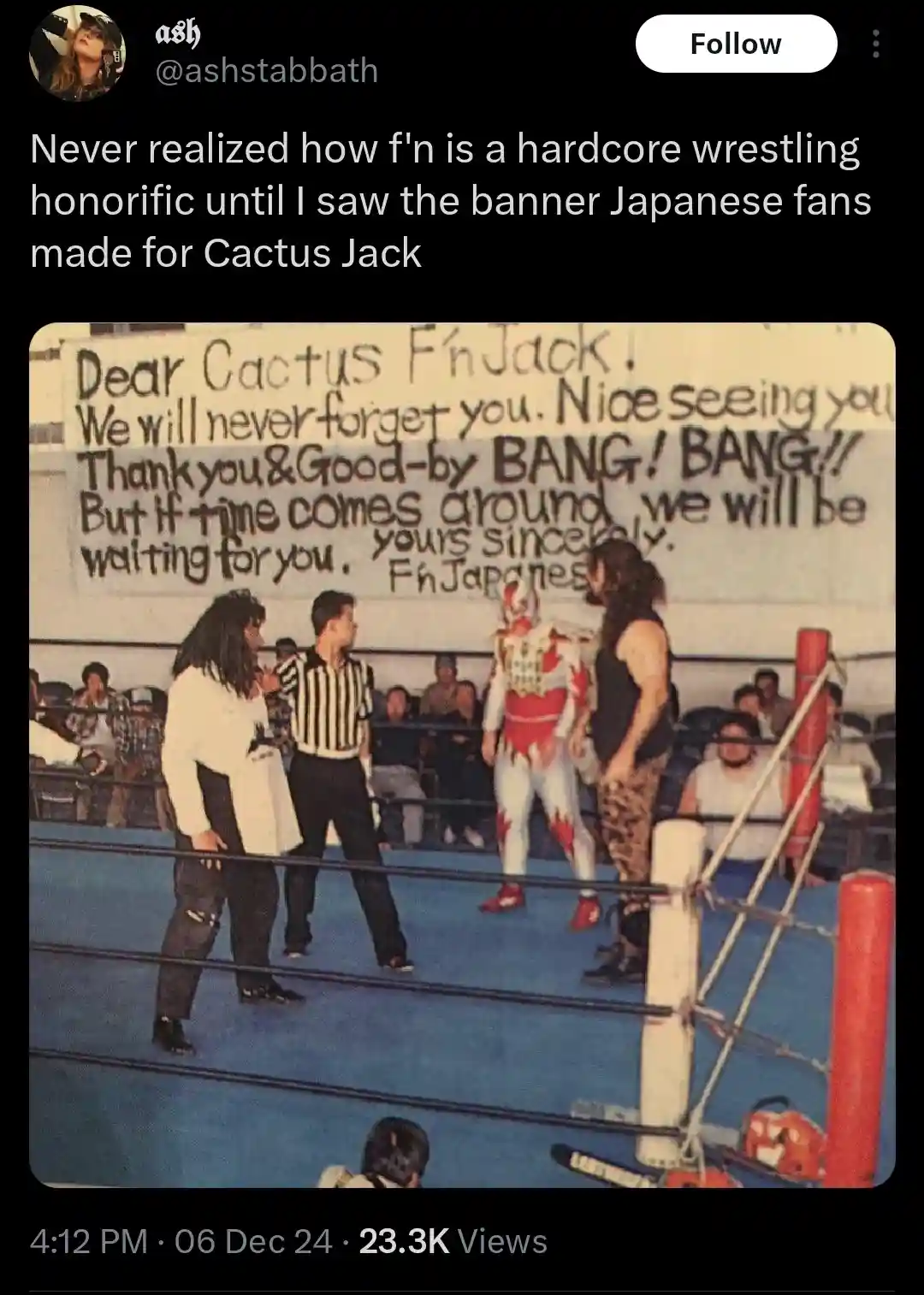 A Bold Statement: 'Yours Sincerely, the F'n Japanese'