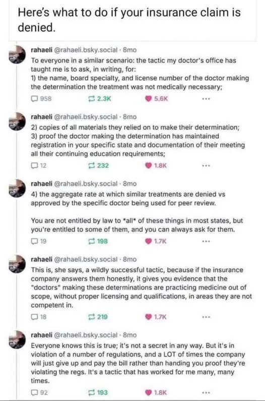 A screenshot of four consecutive tweets from user 'rahaeli' on the social platform 'bsky.social', detailing a strategy for…