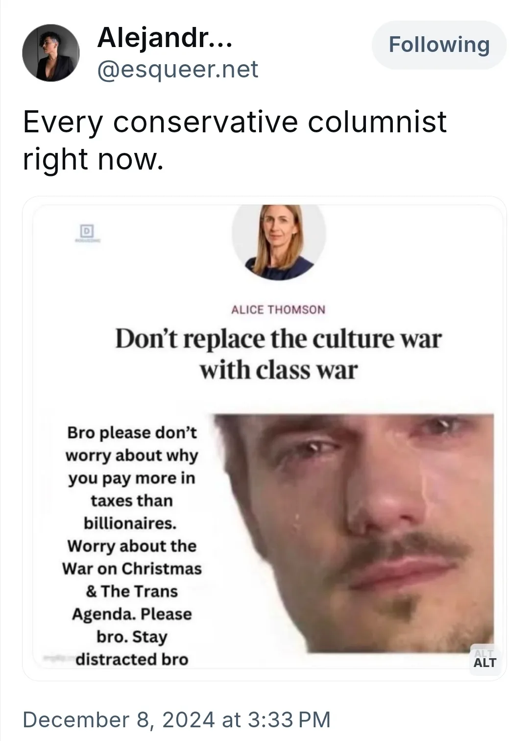They're Afraid, and That's a Good Thing!