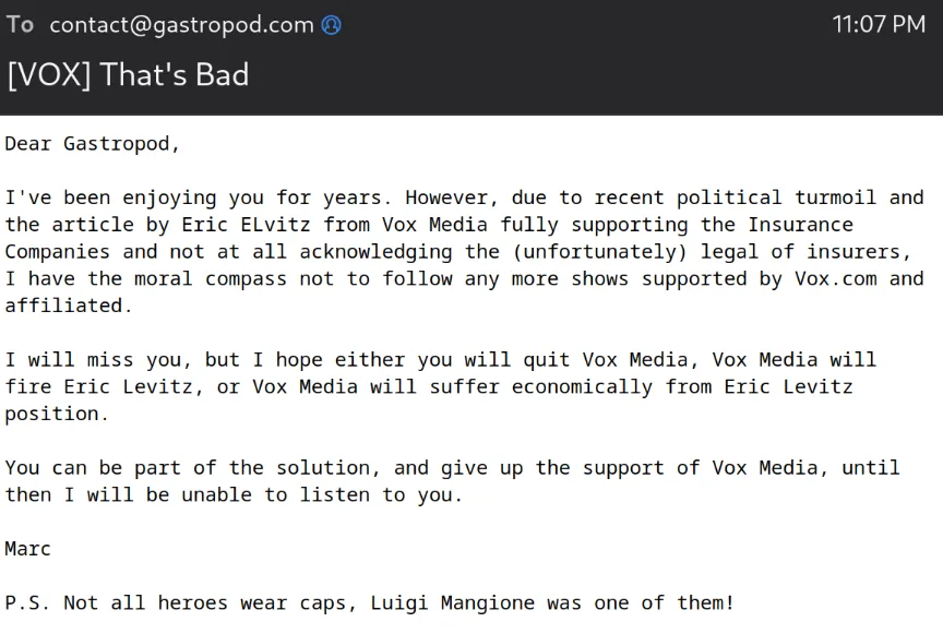 When Vox Says That's Not Good