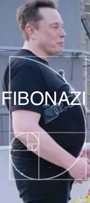 A man in a black t-shirt is shown from the side, with a white spiral and square grid overlaid on his torso, resembling the…