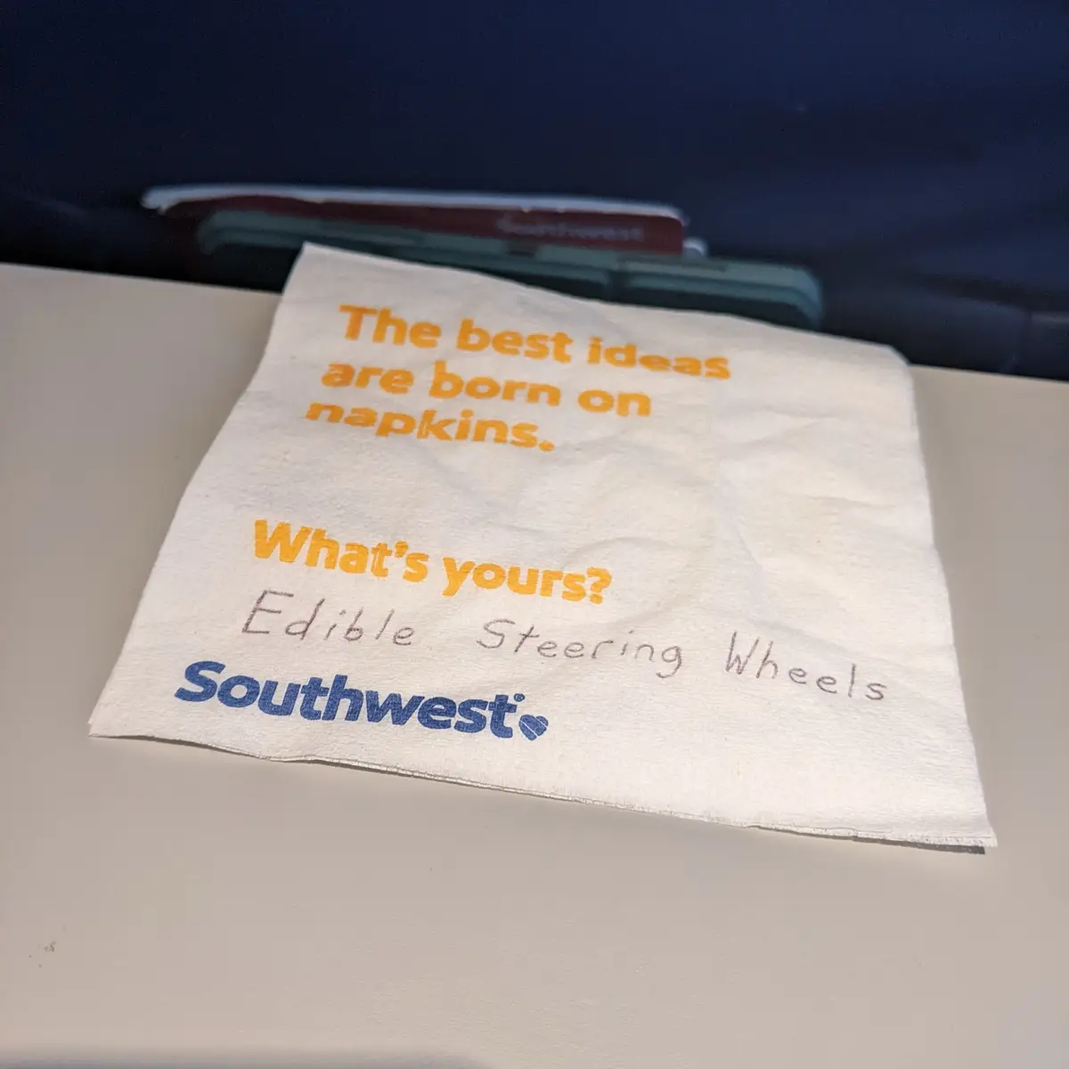 An innovative idea for airplane travel.
