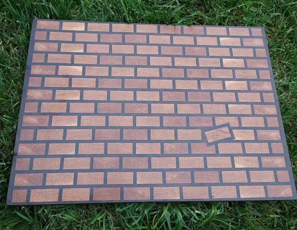 An OCD-approved cutting board that keeps everything perfectly aligned.