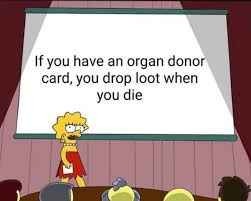 A cartoon image of Lisa Simpson standing at a podium in front of an audience, with a large projection screen behind her. The…
