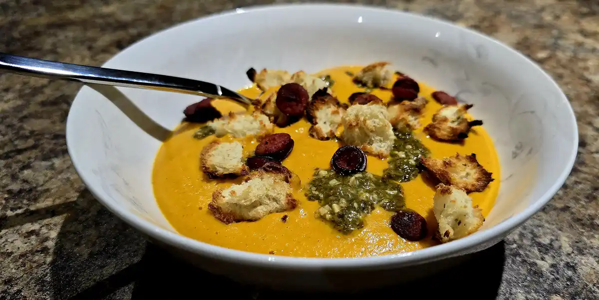 Deliciously Cozy Roast Vegetable Soup