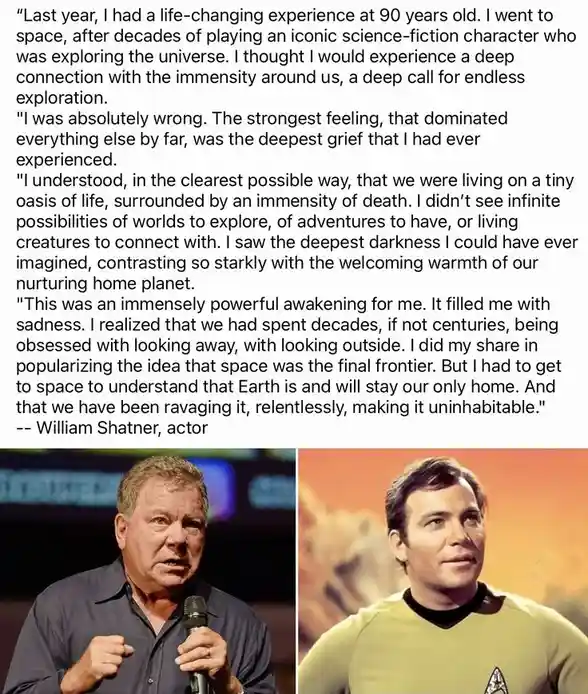 A Heartfelt Message from the Bridge