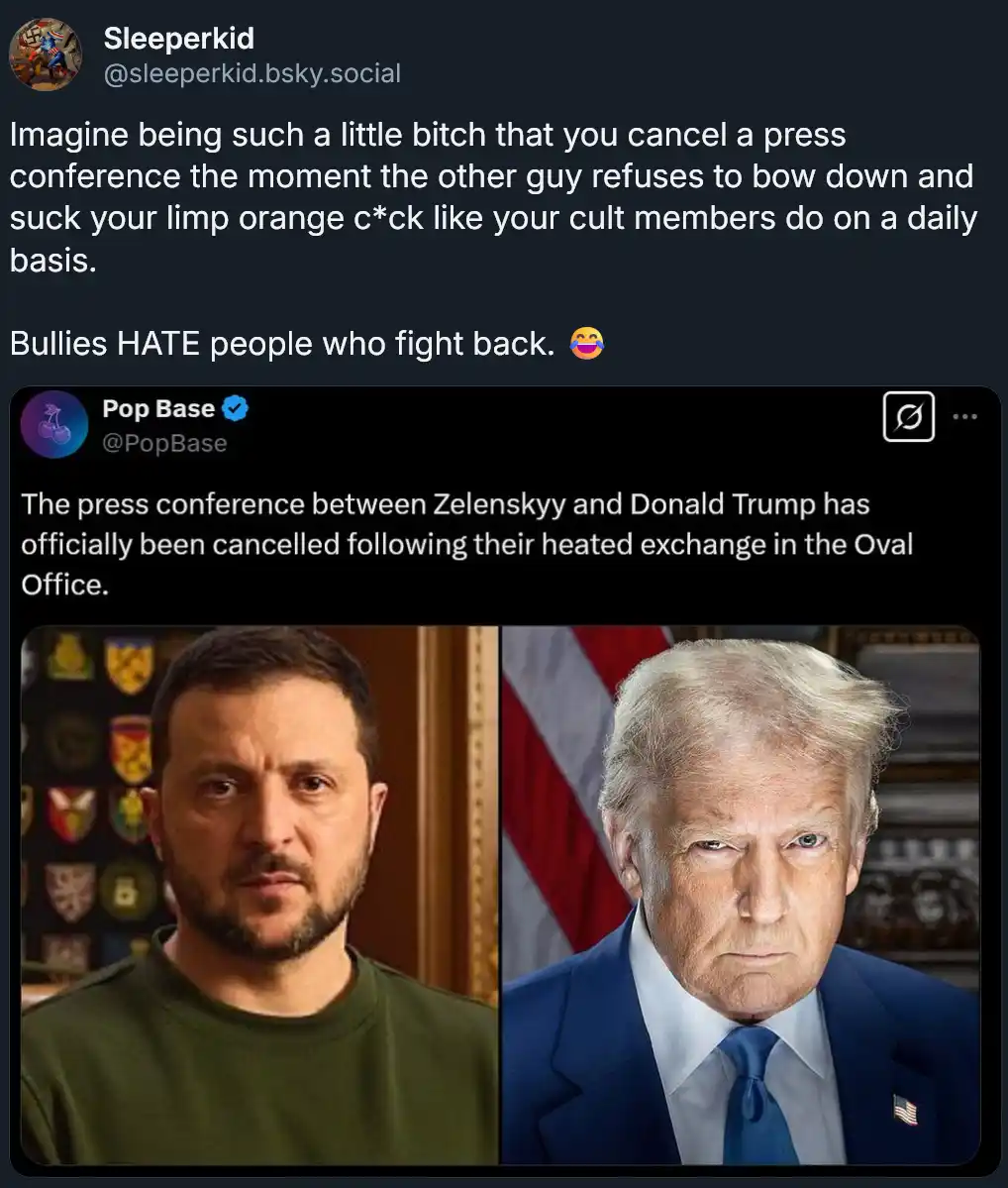 The image shows a split-screen with Ukrainian President Volodymyr Zelenskyy on the left and former U.S. President Donald…