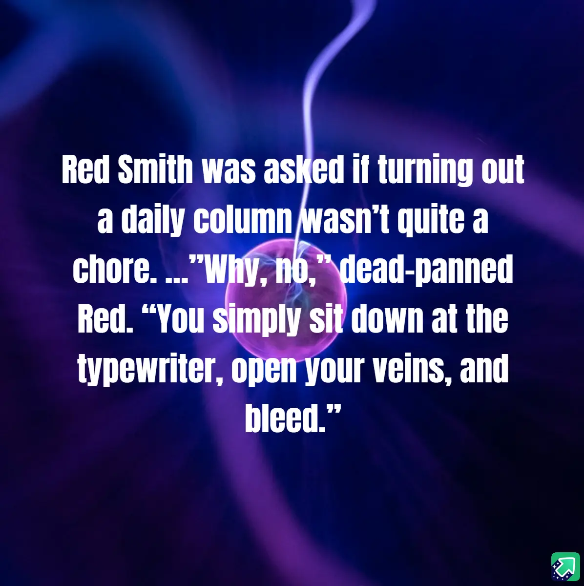 The image features a dark purple and blue background with a glowing purple sphere and a white electrical arc. Overlaid in…