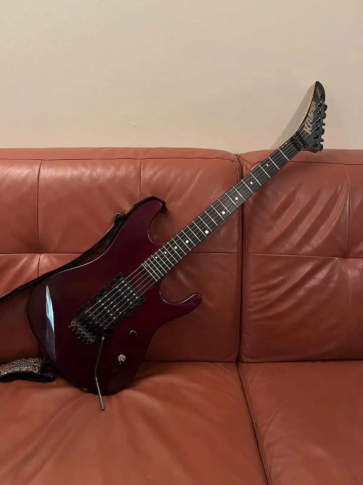 Throwback to the 1988 Kramer Nightswan in Burgundy