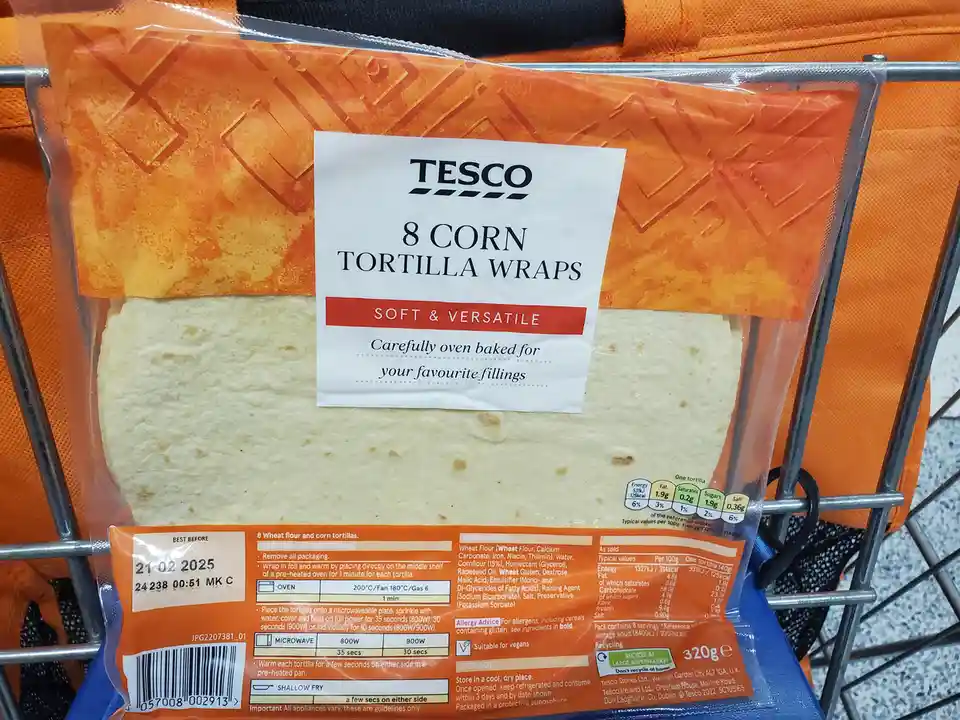CORN Tortillas with a twist: UK style!