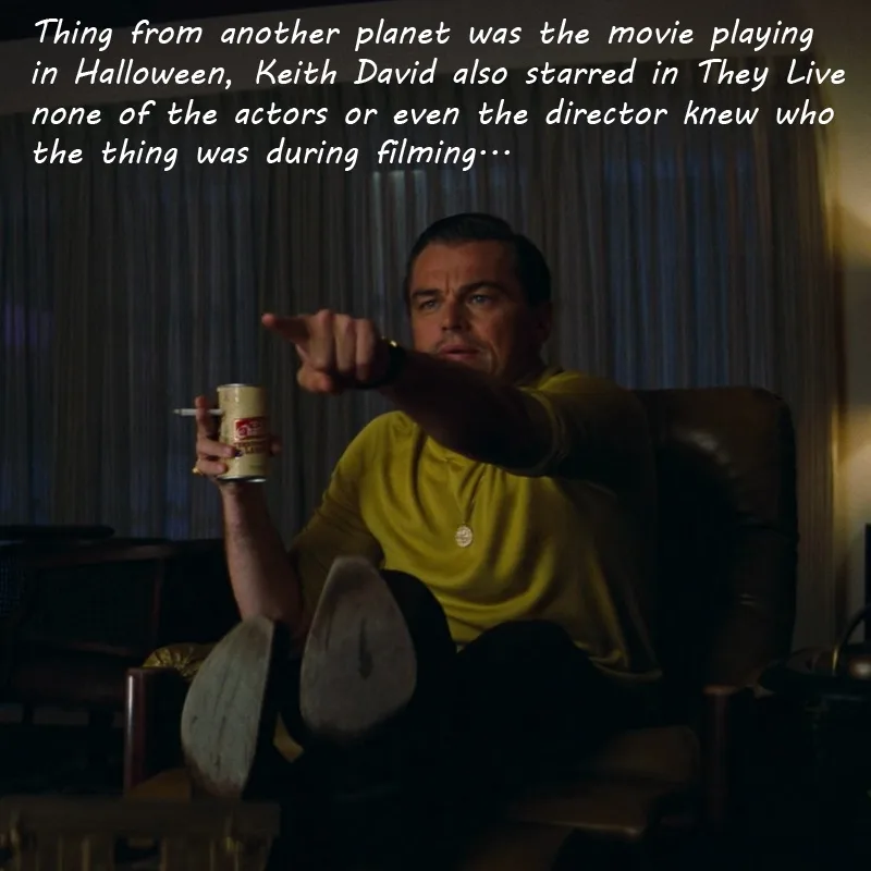 A man in a yellow shirt sits in a chair, pointing accusingly at the viewer while holding a can of beer. The overlaid text…