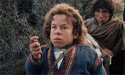 A sequence of six frames shows a young boy in a blue tunic holding a small object, with a younger boy behind him. His facial…