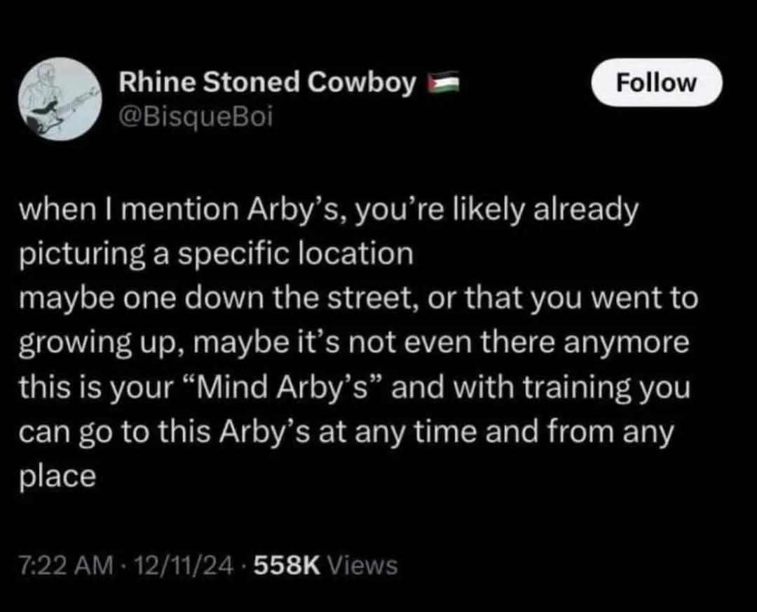 The image displays a screenshot of a tweet from a user named 'Rhine Stoned Cowboy' with a profile picture of a skeleton…