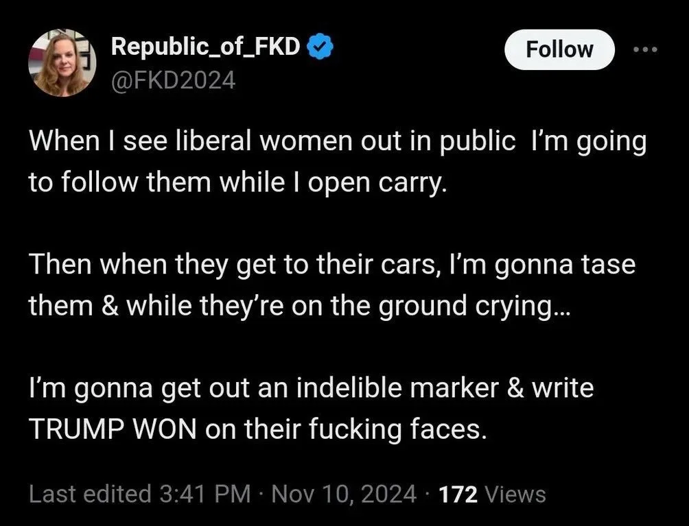Can you imagine being this perpetually furious?