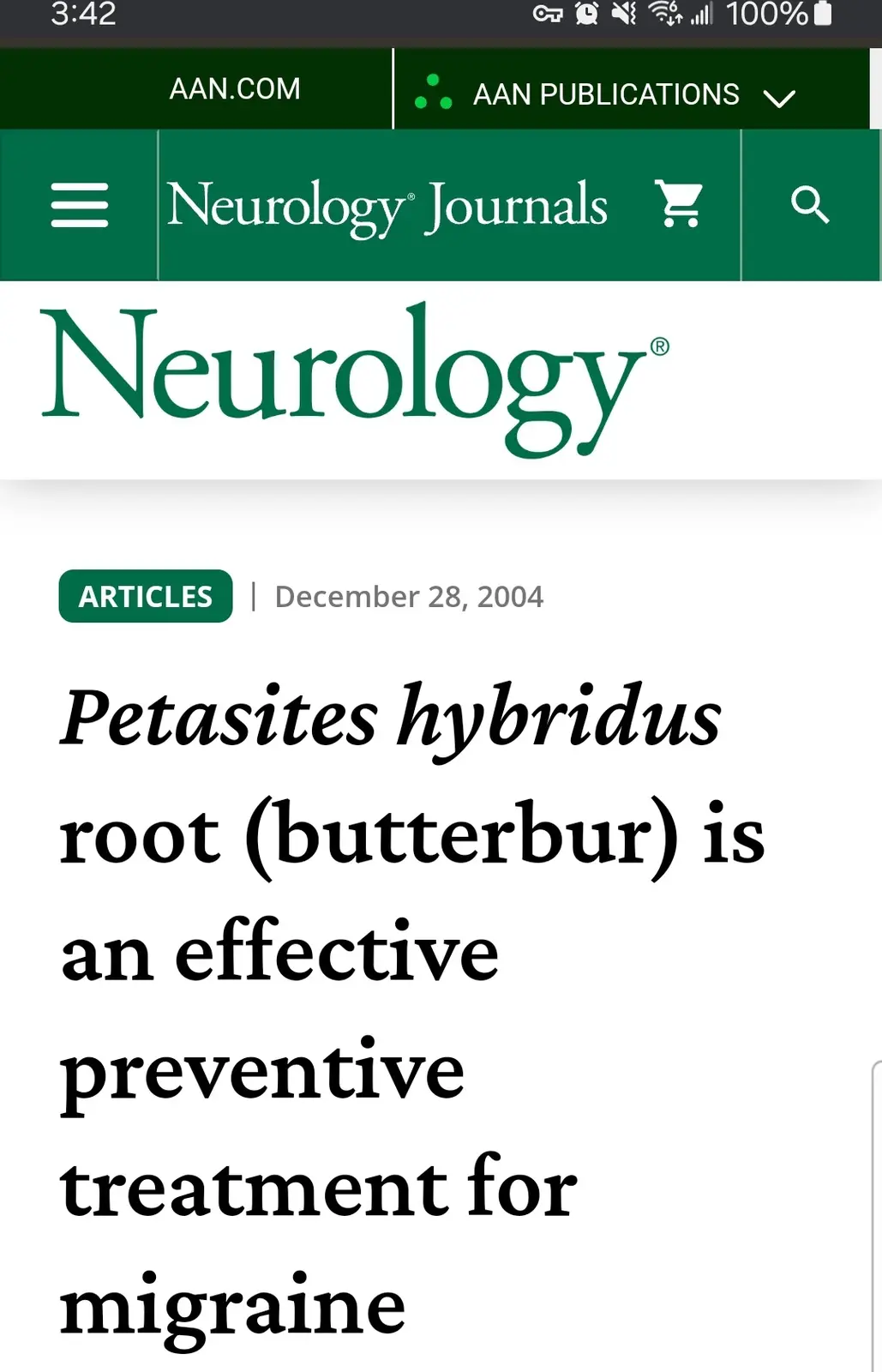 Goodbye Migraines, Thanks to Butterbur!