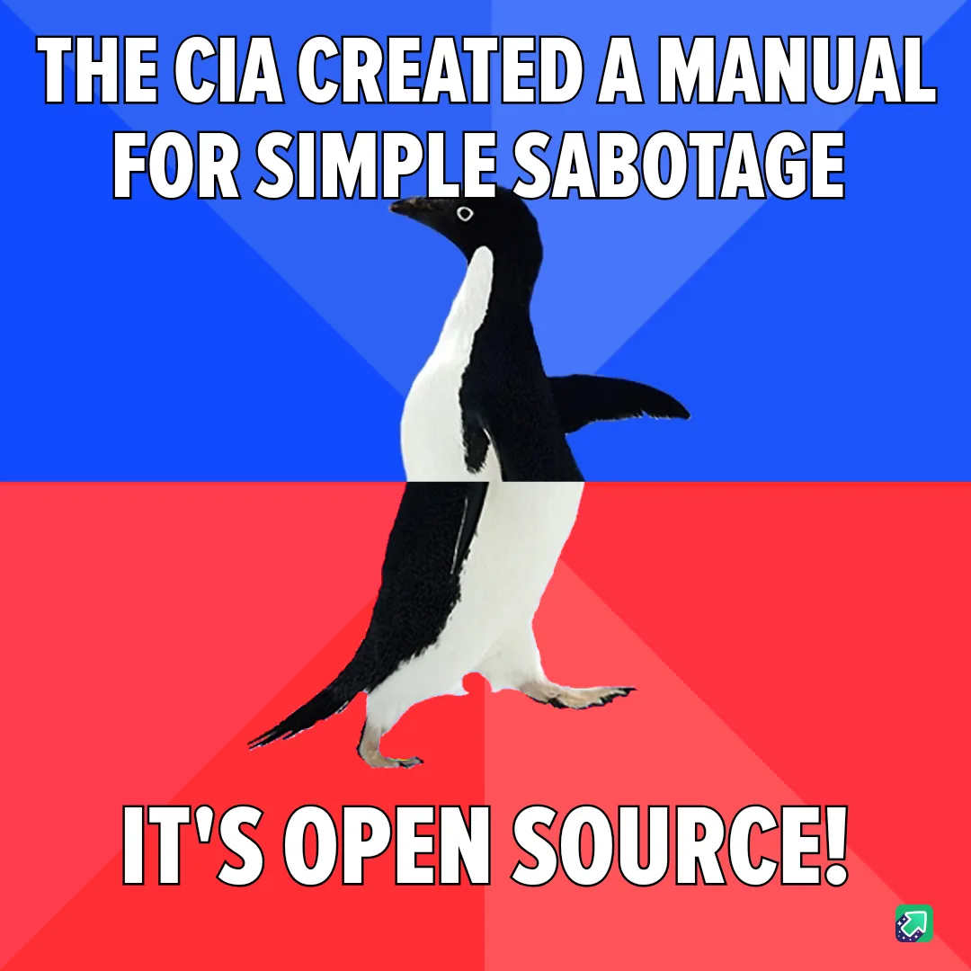 The CIA's Guide to Simple Sabotage