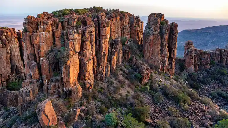 Camdeboo National Park's name, meaning "green valley", is a surprise given its striking feature - the Valley of Desolation…