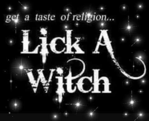 A black background with white sparkles and stylized white text that reads 'get a taste of religion...' above the larger…