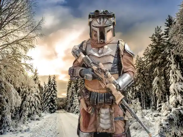 The Mandalorian vibes are strong with this one!