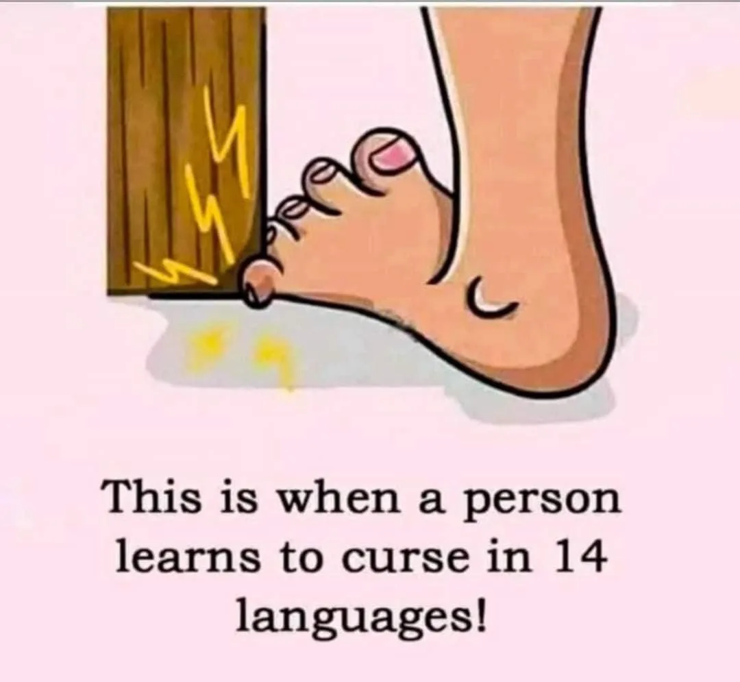 A cartoon illustration shows a person's foot pressing against a wooden door, with yellow lightning bolts indicating a strong…