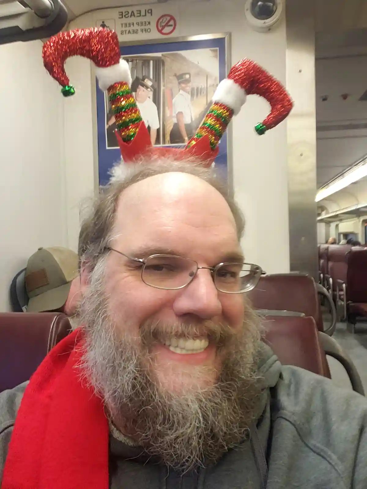 Can You Identify the Jolliest Troublemaker on This Train?