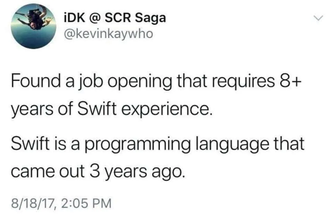 A screenshot of a tweet from user iDK @ SCR Saga (@kevinkaywho) dated August 18, 2017, at 2:05 PM. The tweet states: 'Found…