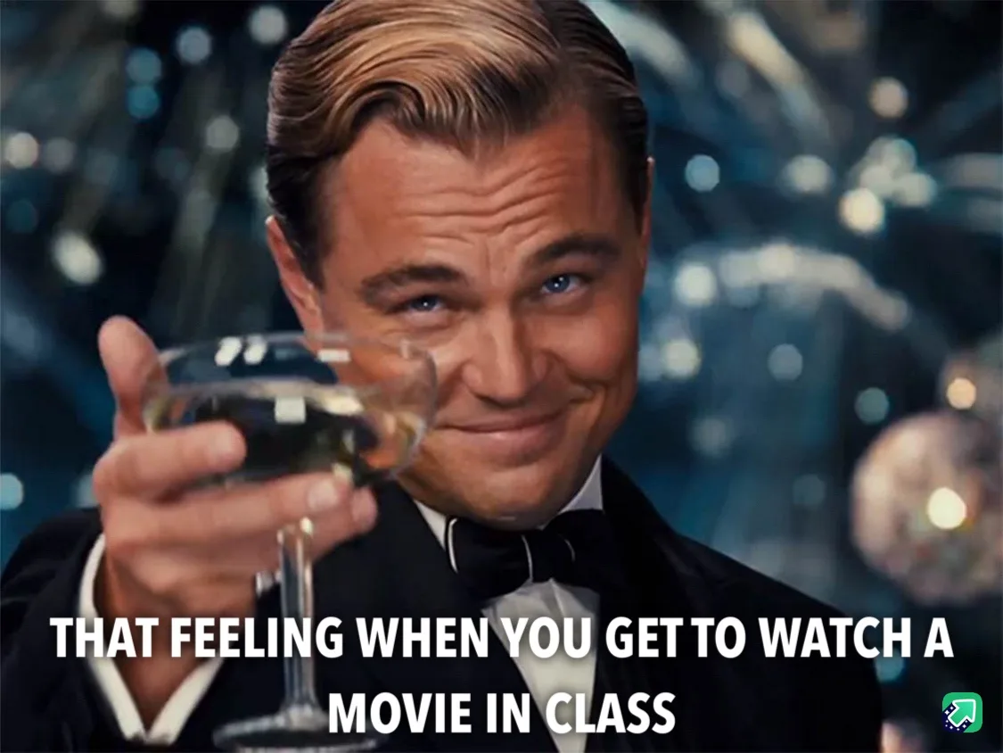 Sneaking Movie Time in Class...