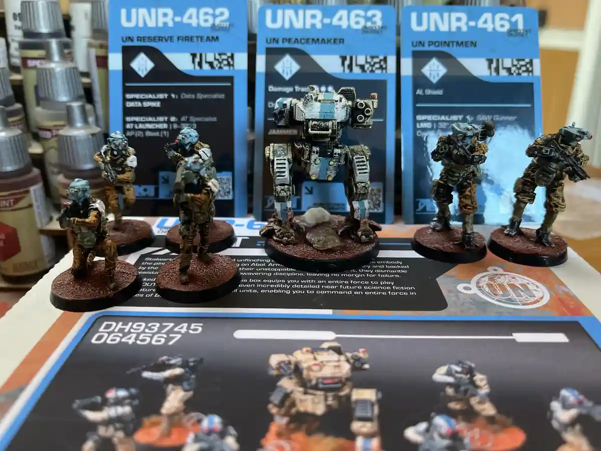 UN Troops Ready for the BLKOUT Game Adventure