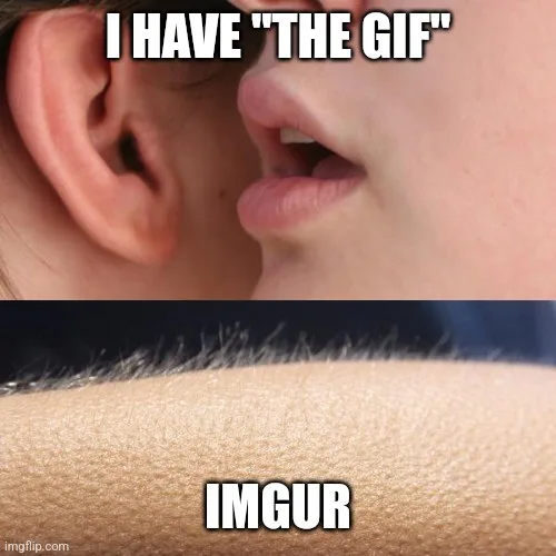 The image is split into two panels. The top panel shows a close-up of a person whispering into another person's ear. The…