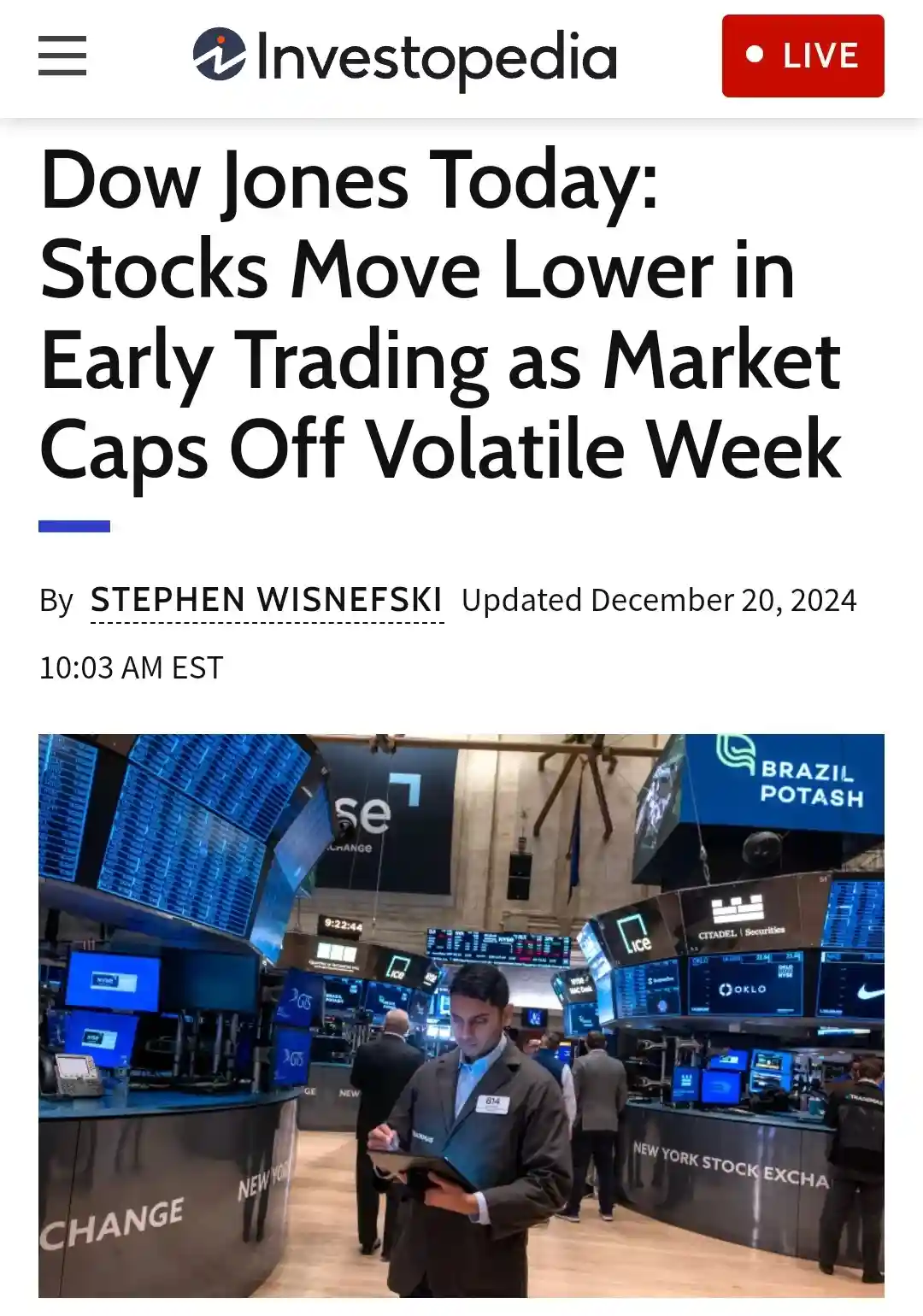 Surprise! A Dysfunctional Fascist Government Hurts the Market