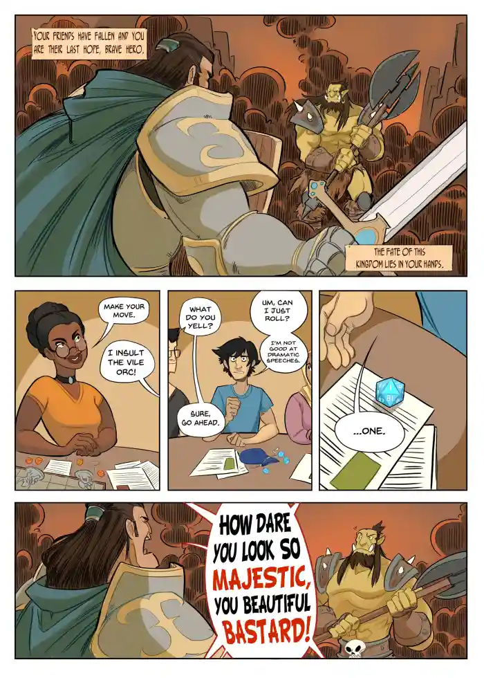 You Gently Stroke the Orc's Back: A Surprising Reaction
