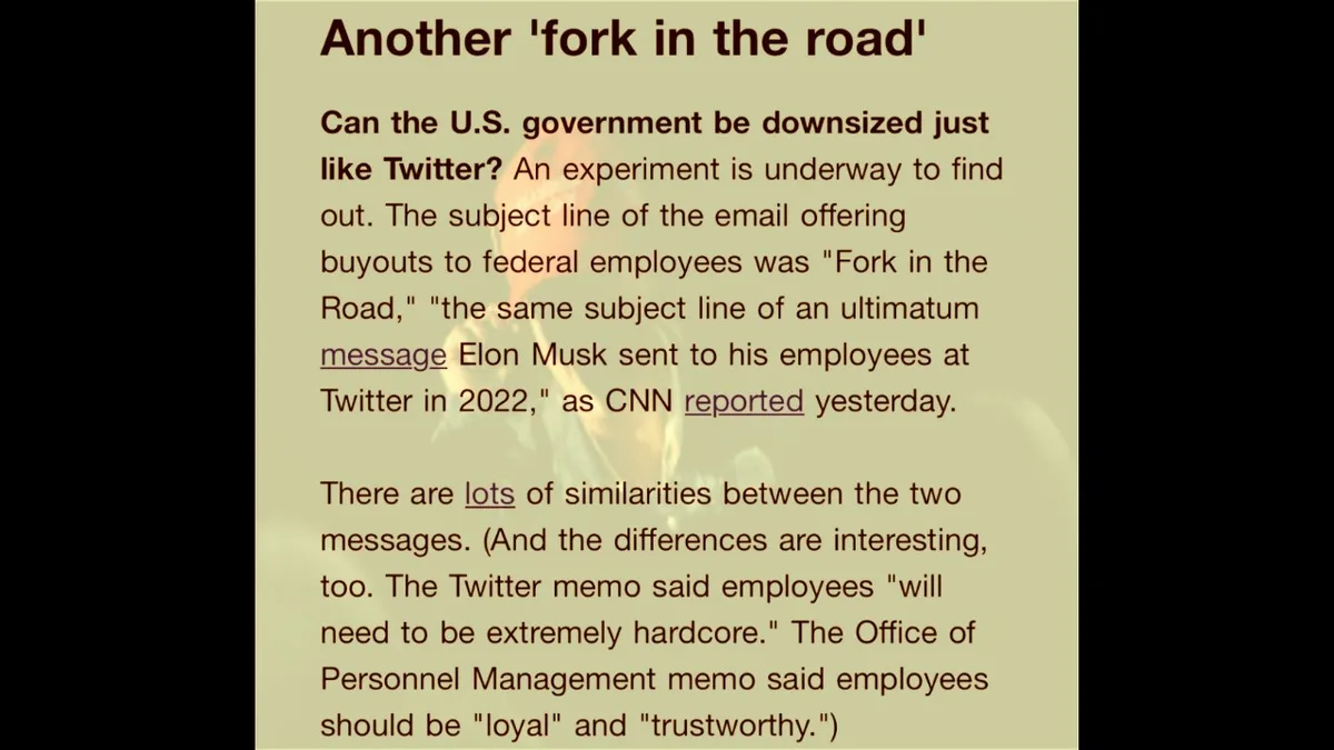 The image displays a text article with a beige background and dark brown text, overlaid on a faint, blurry image of a…