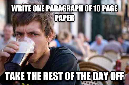 Lazy College Senior Meme Collection