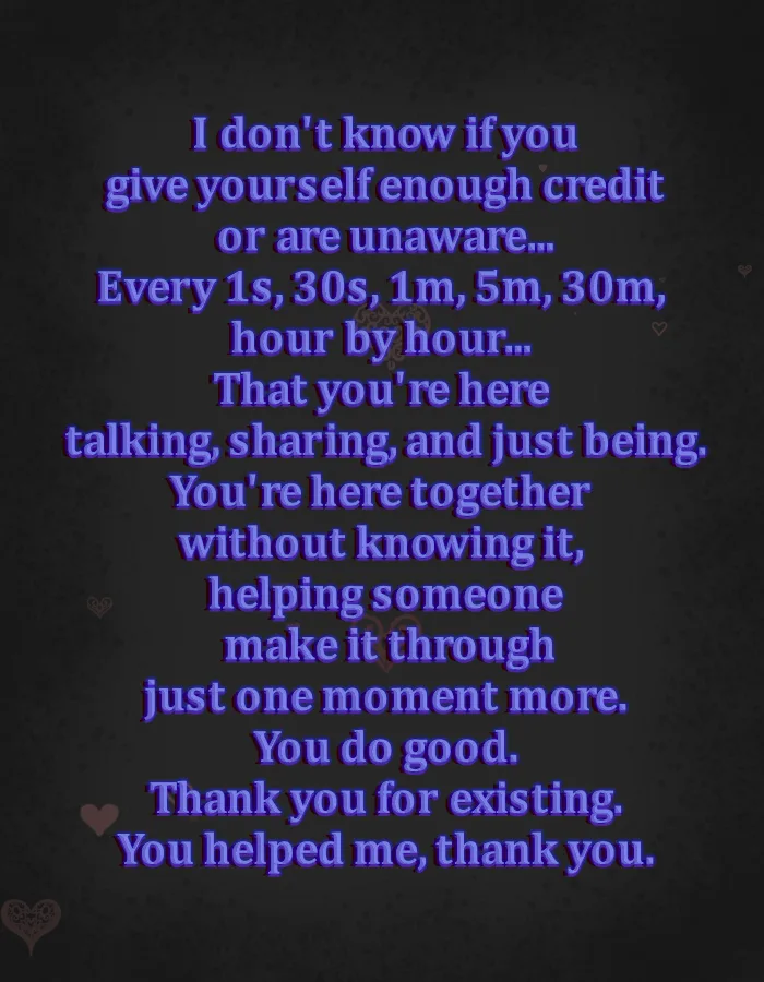 Grateful for Your Presence in This World